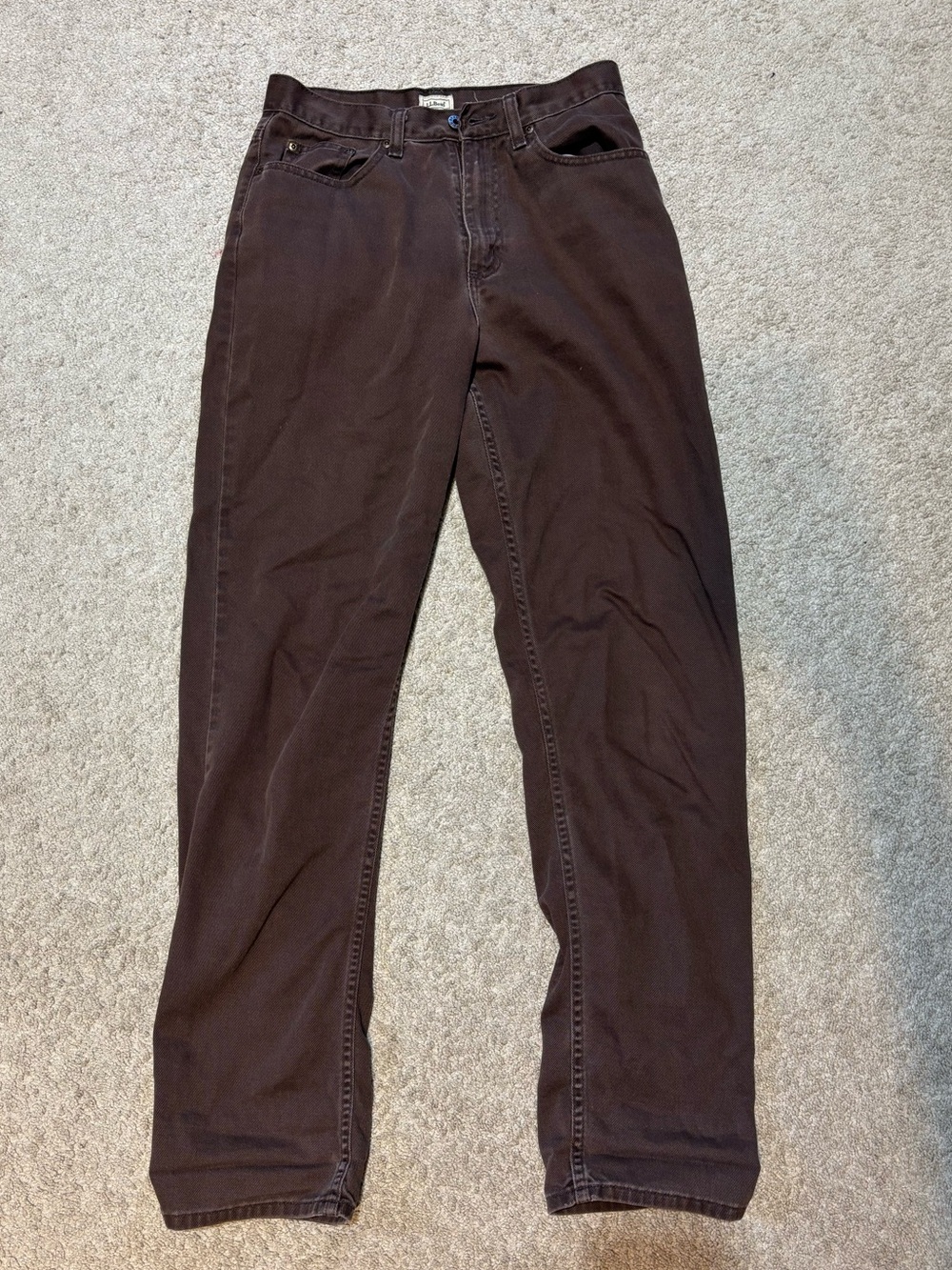 L. L. Bean vintage women’s straight leg brown jeans